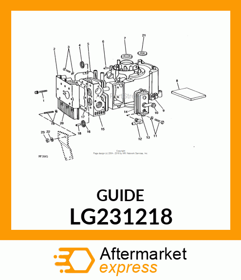 Bushing Guide Intake Valve LG231218