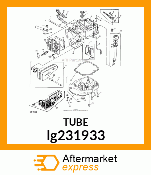 TUBE, BREATHER lg231933