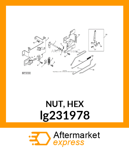 NUT, HEX lg231978