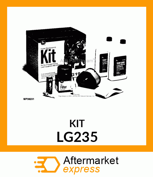 KIT, HOME MAINTENANCE LG235