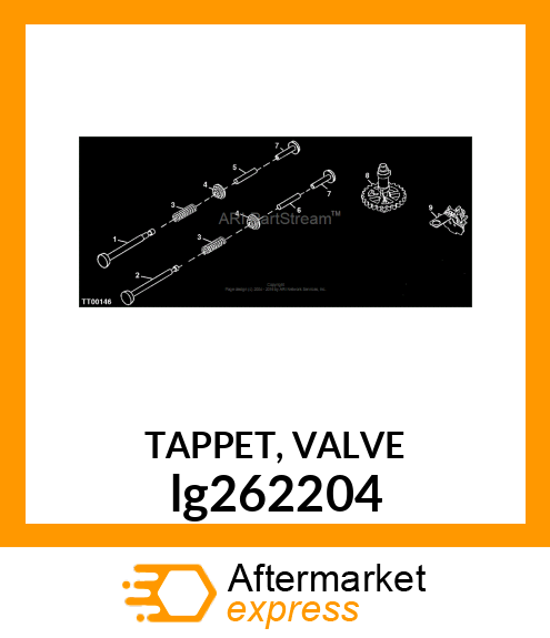 TAPPET, VALVE lg262204