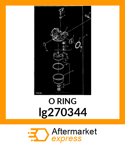 SEAL, FUEL INTAKE TUBE lg270344