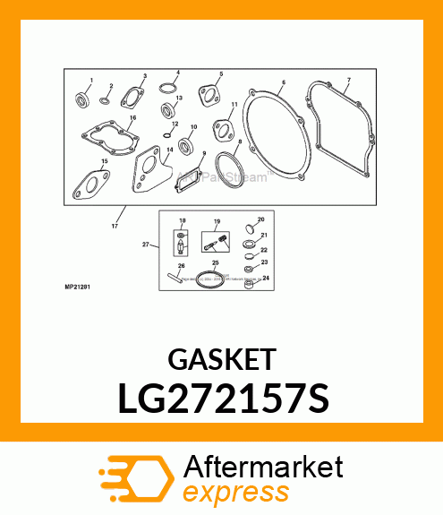 GASKET, CYLINDER HEAD LG272157S
