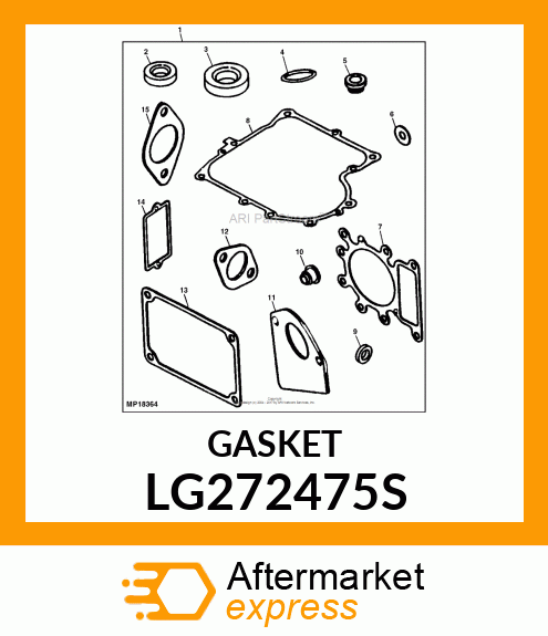GASKET, ROCKER COVER LG272475S