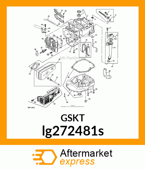 GASKET BREATHER lg272481s