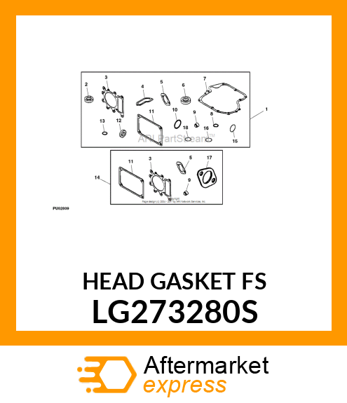 GASKET, CYLINDER HEAD LG273280S