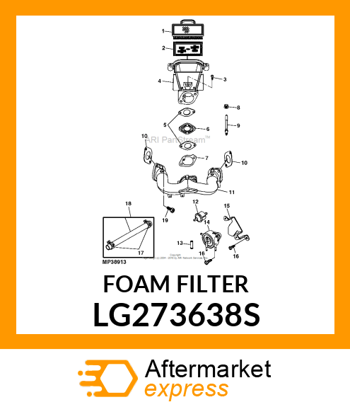 FILTER, PRE LG273638S