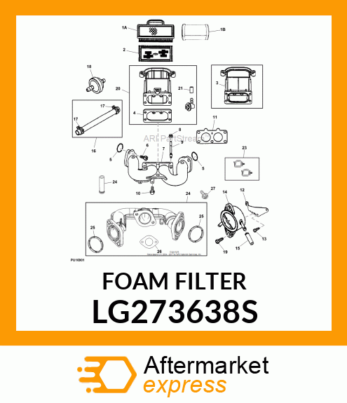 FILTER, PRE LG273638S