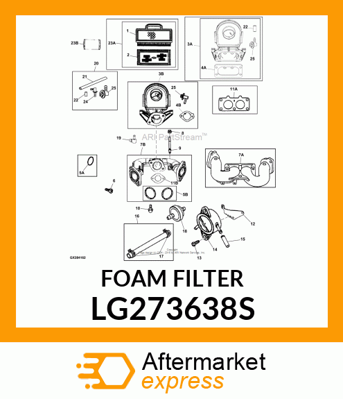 FILTER, PRE LG273638S