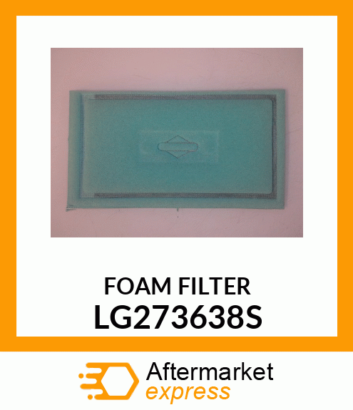 FILTER, PRE LG273638S