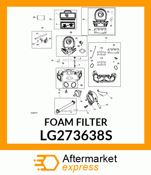 FILTER, PRE LG273638S