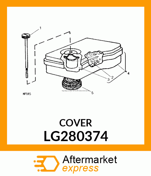 Oil Cup - CUP, AIR CLEANER (OIL) LG280374