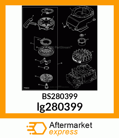 ROPE, STARTER ,3.2MM X 2.514MM lg280399