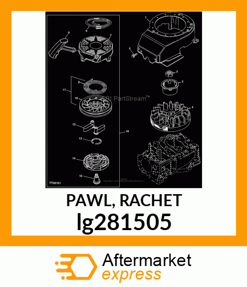 PAWL, RACHET lg281505