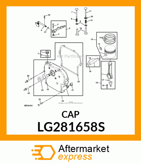 PLUG, OIL FILLER LG281658S