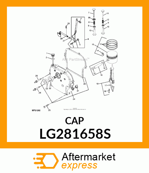 PLUG, OIL FILLER LG281658S