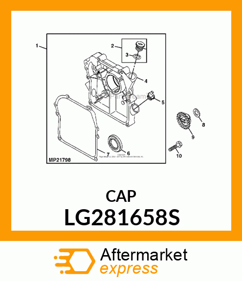 PLUG, OIL FILLER LG281658S