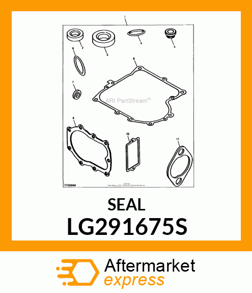 SEAL, SEAL, OIL LG291675S