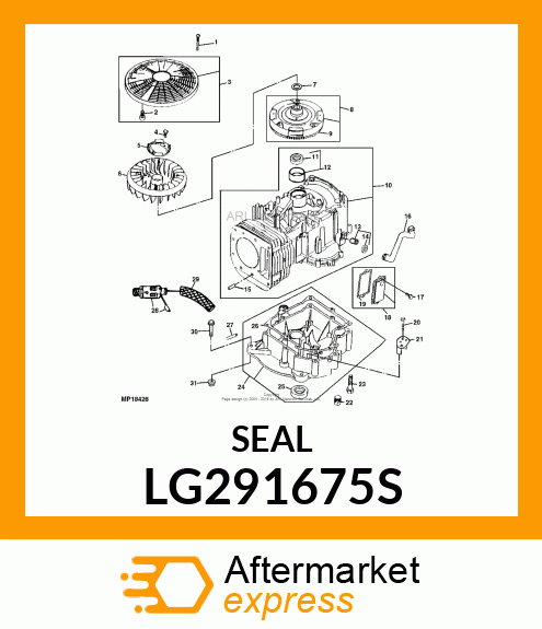 SEAL, SEAL, OIL LG291675S