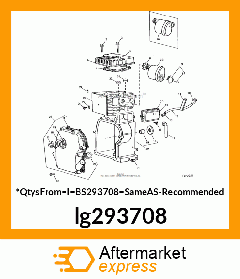 BUSHING lg293708