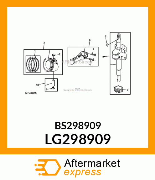 PIN, COUNTERWEIGHT LG298909