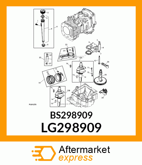 PIN, COUNTERWEIGHT LG298909