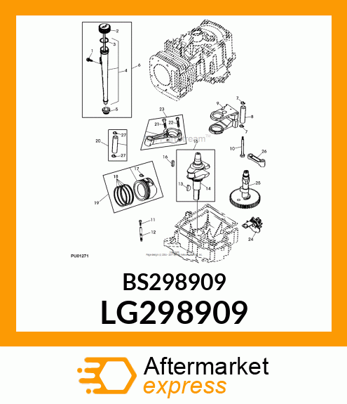 PIN, COUNTERWEIGHT LG298909