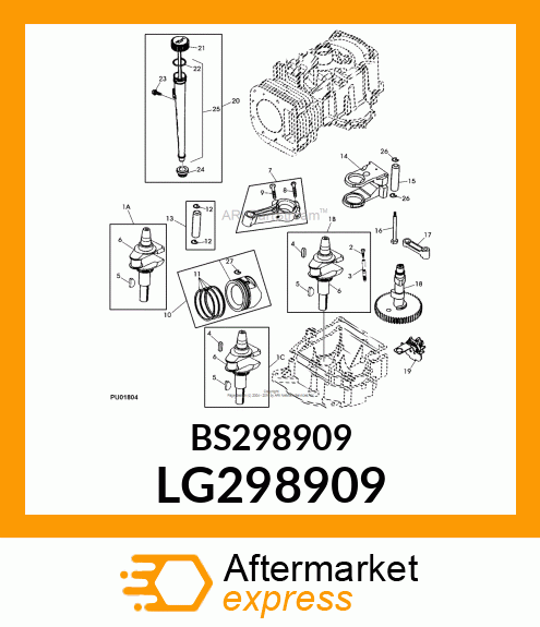 PIN, COUNTERWEIGHT LG298909