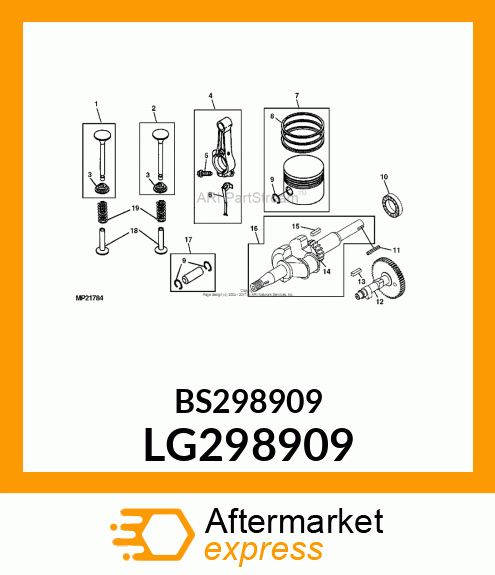 PIN, COUNTERWEIGHT LG298909