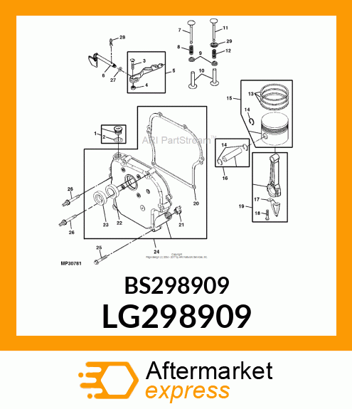 PIN, COUNTERWEIGHT LG298909