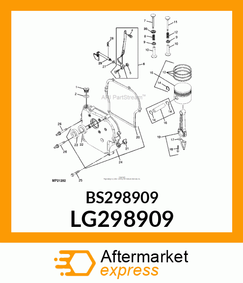 PIN, COUNTERWEIGHT LG298909