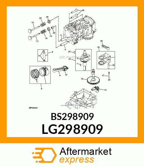 PIN, COUNTERWEIGHT LG298909