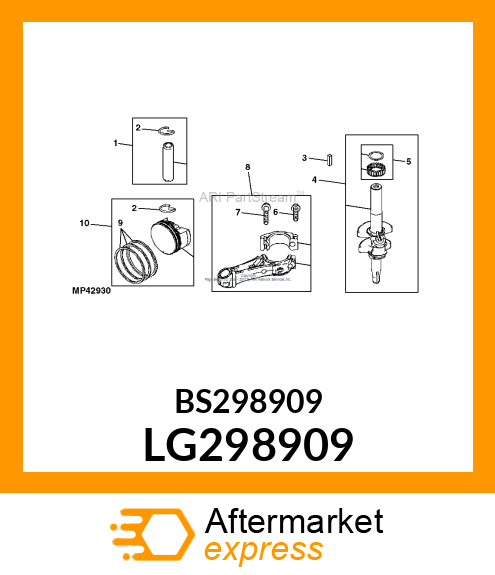 PIN, COUNTERWEIGHT LG298909