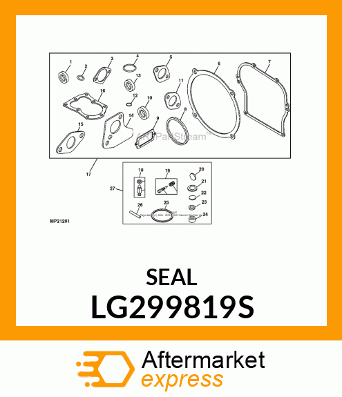 SEAL, OIL LG299819S