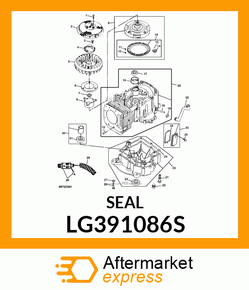 SEAL, OIL LG391086S