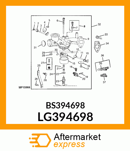 Carburetor Kit LG394698