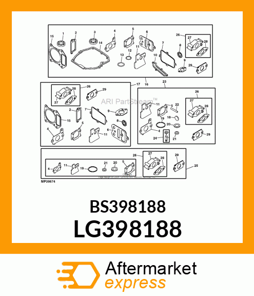 VALVE, INLET LG398188