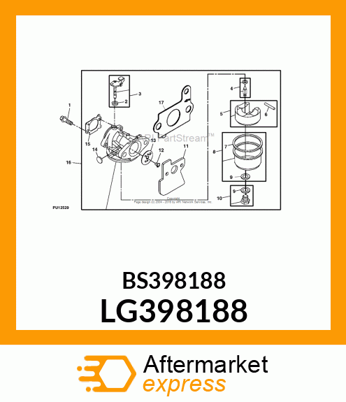 VALVE, INLET LG398188