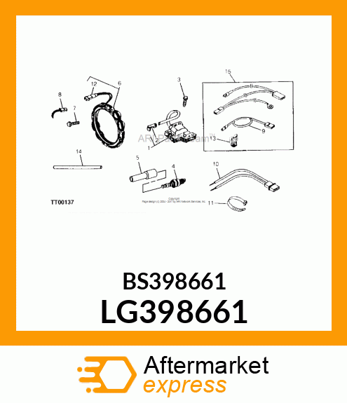 Wiring Harness - HARNESS LG398661