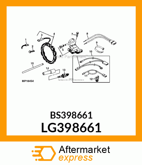 Wiring Harness - HARNESS LG398661