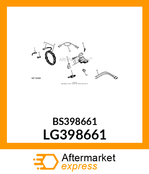 Wiring Harness - HARNESS LG398661