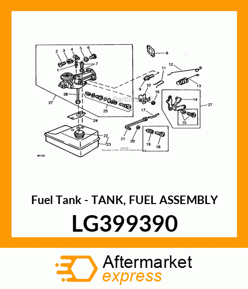 Fuel Tank - TANK, FUEL ASSEMBLY LG399390