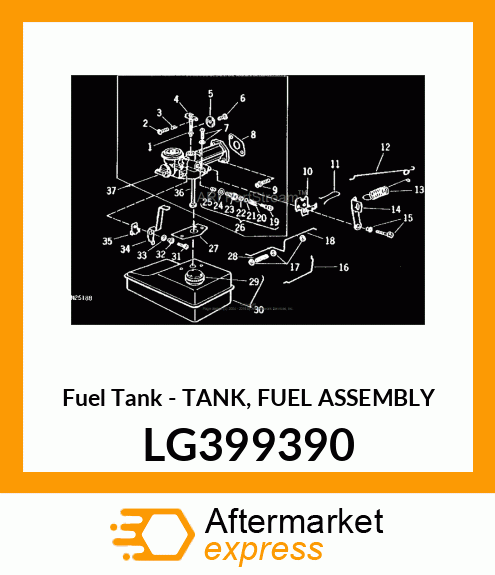 Fuel Tank - TANK, FUEL ASSEMBLY LG399390