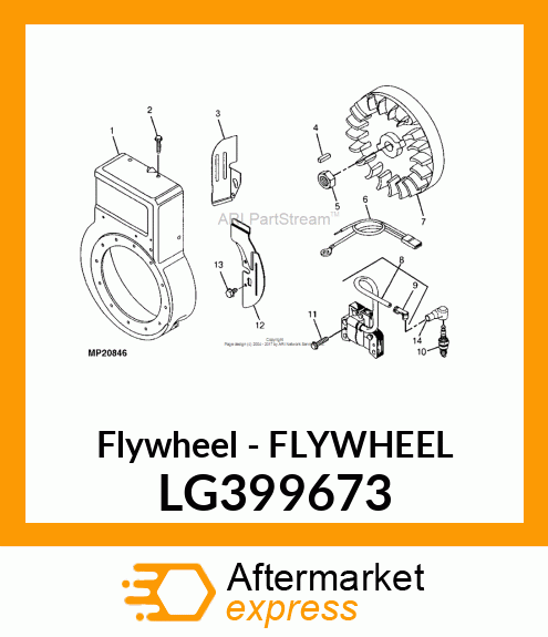 Flywheel - FLYWHEEL LG399673