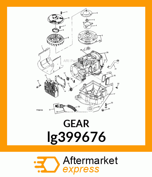 GEAR ASSEMBLY, RING lg399676