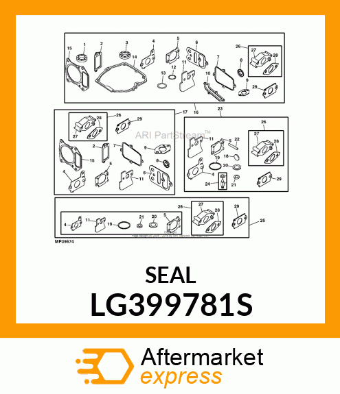 SEAL,OIL LG399781S