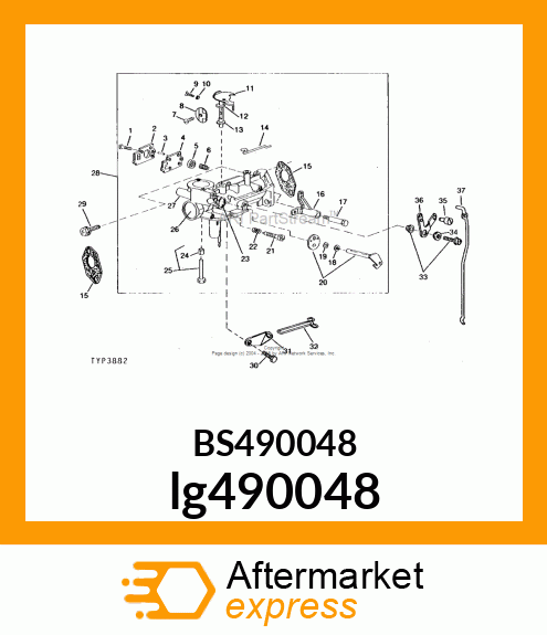 CARBURETOR lg490048