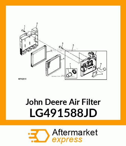 WB AIR FILTER LG491588JD