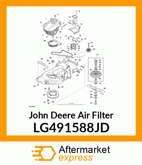 WB AIR FILTER LG491588JD