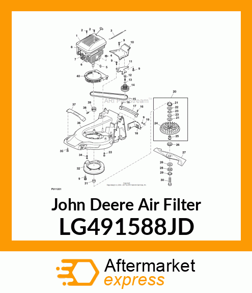 WB AIR FILTER LG491588JD